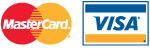 Visa MasterCard logos