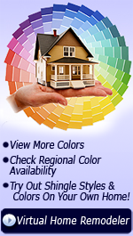 GAF virtual home remodeler tool graphic